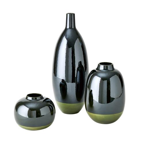 Lanner Vase-Dark Green-Tall