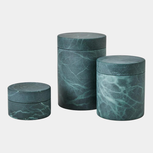 Cilindro Alabaster Box-Black/Green