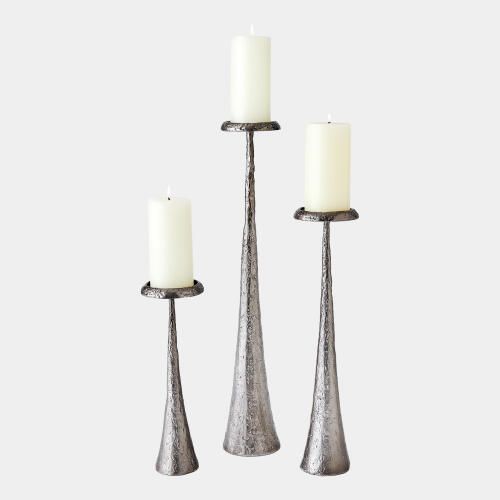 Beacon Candle Holder-Gunmetal