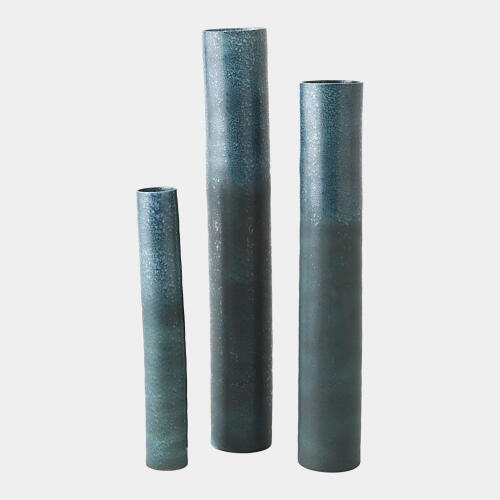 Teeter Vase-Reactive Blue