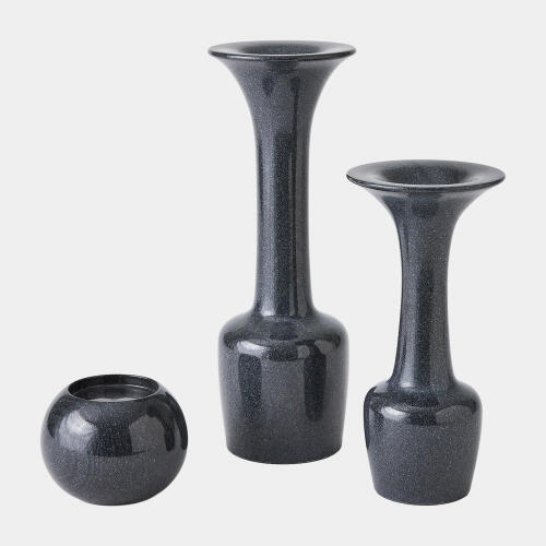 Globe Candle Holder-Black