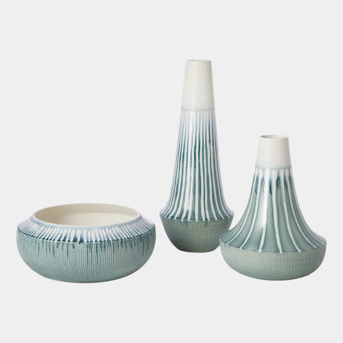 Listrado Flair Vase-Lamb's Ear-Sm