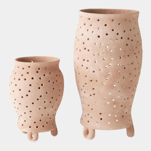 Yassine Candle Holder-Rose