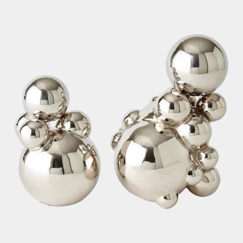 Mammatus Orb Holder-Nickel w/Nickel Sphere