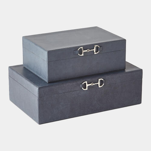 Marshall Stirrup Detail Box-Blue Wash