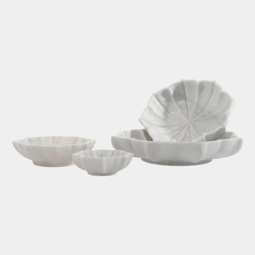 Marble Petal Bowl