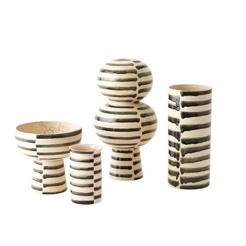 Jail Break Cylindrical Vase-Lg