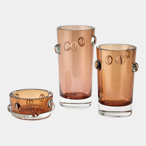 Whispering Eyes Glass Bowl