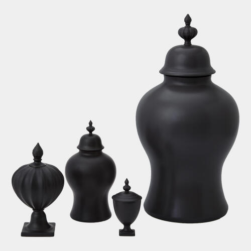 Beaufort Mini Urn-Matte Black