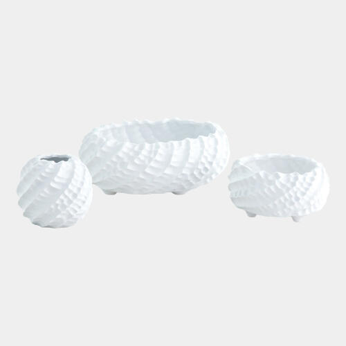 Cadoret Bowl-Matte White-Sm