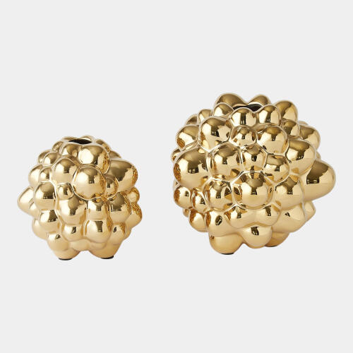 Talula Vase-Bright Gold