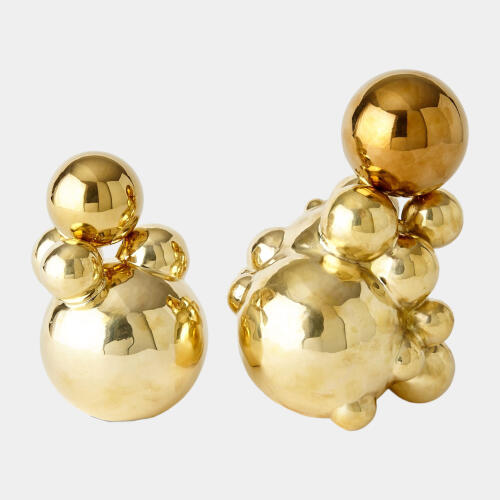 Mammatus Orb Holder-Brass w/Brass Sphere