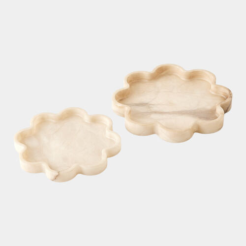 Cumulus Alabaster Tray-Cream