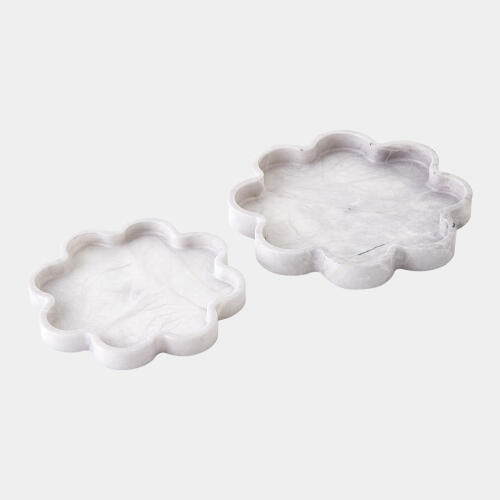 Cumulus Alabaster Tray-Gray