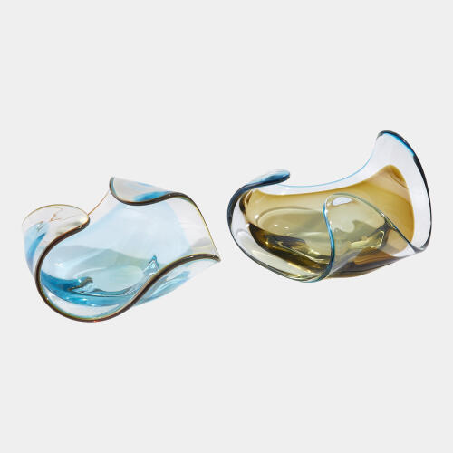 Trio Bowl-Turquoise/Beige