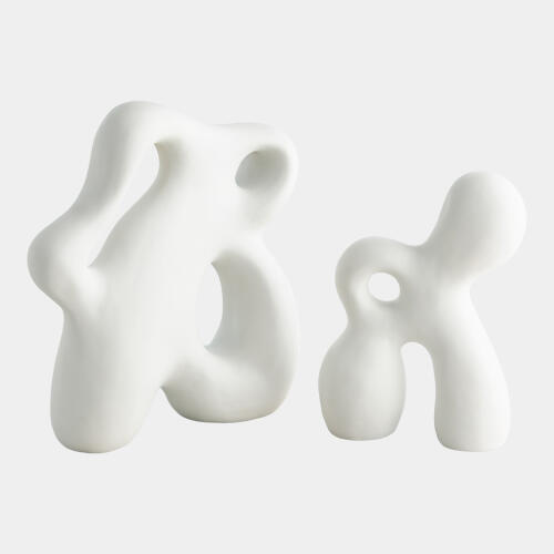 Ronan Sculpture-Matte White-Sm