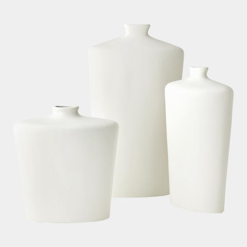 Terzo Vase-Matte White