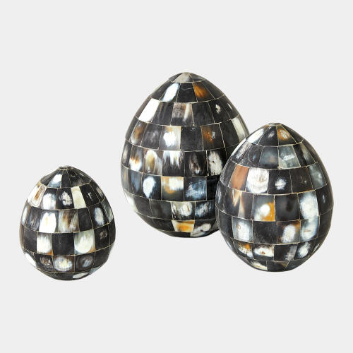 Maculato Horn Egg-Black