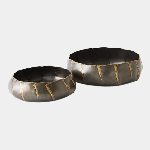 Armor Bowl-Antique Gunmetal