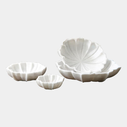 Marble Petal Bowl