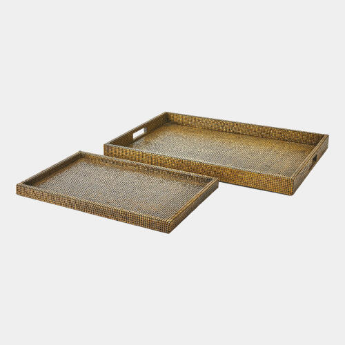 Lames Tray-Aged Brass