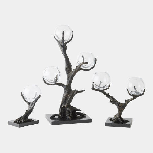 Monterey 2 Vase Holder-Natural Iron