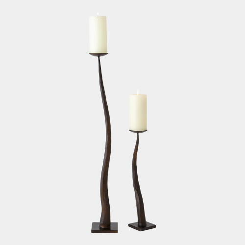 Elantris Chiseled Candle Holder