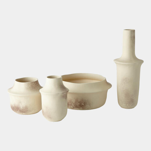 Fladis Vase-Matte Cream Marble-Short