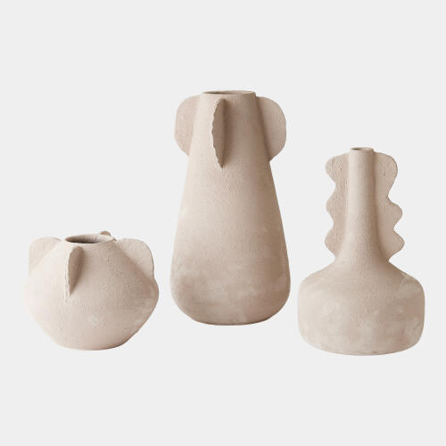Anouar Vase-Buff-Med