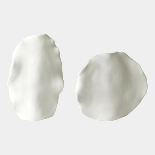 Kelp Vase-Matte White-Tall