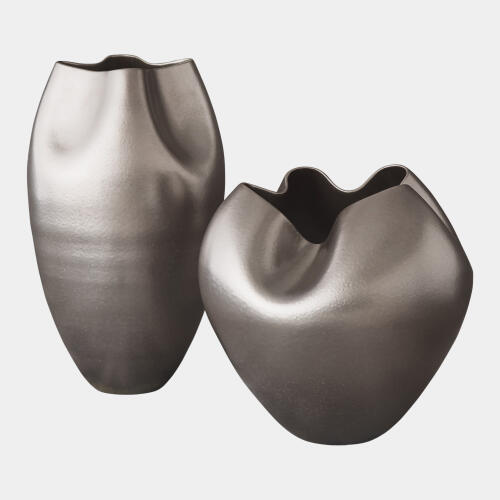 Plait Vase-Silver Haze-Tall