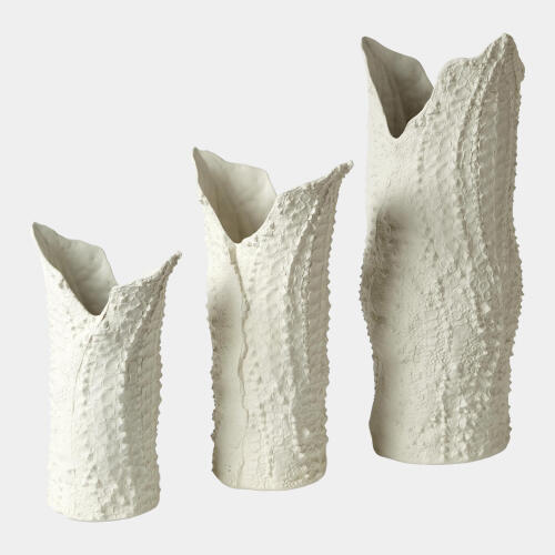 Crocodile Vase-Matte White