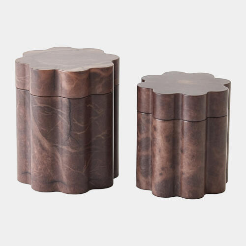 Cumulus Alabaster Tall Box-Chocolate