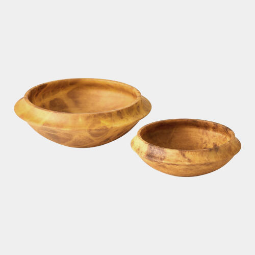 Cove Edge Alabaster Bowl-Agate