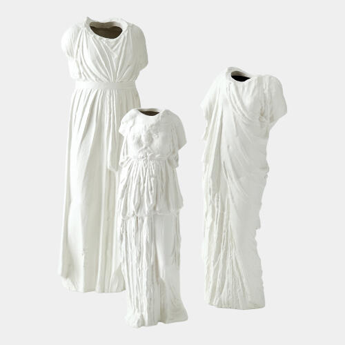 Greco Vase-Matte White-Med