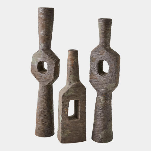 Ebba Vase-Rugged Brown-Med