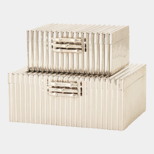 Kai Corrugated Bamboo Box-Nickel
