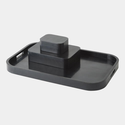 Super Ellipse Box-Black-Sm