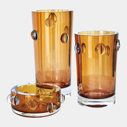 Whispering Eyes Glass Bowl