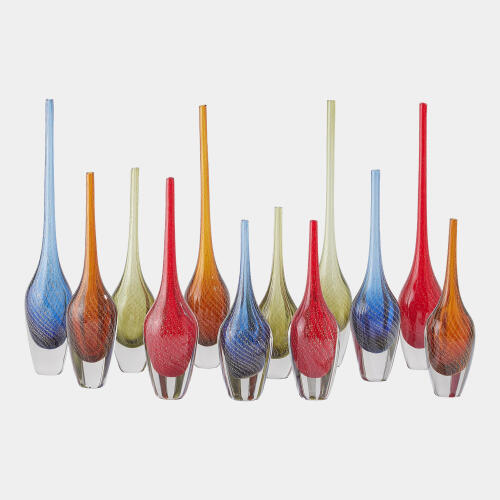 Flecked Spire Bottle-Blue