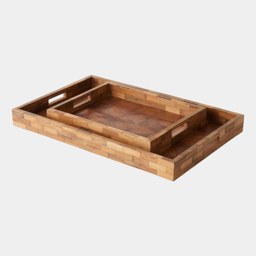 Willamette Quartered Wood Tray