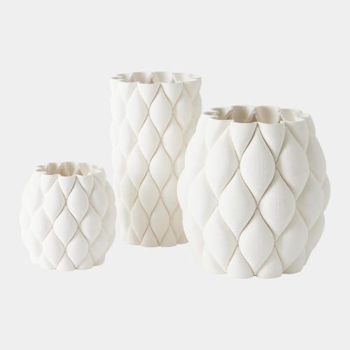 Appoggiare Vase-Matte White