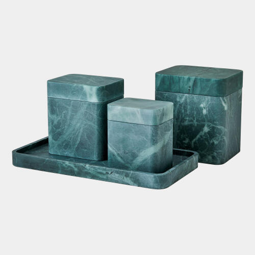 Raggio Alabaster Box-Black/Green-Sm
