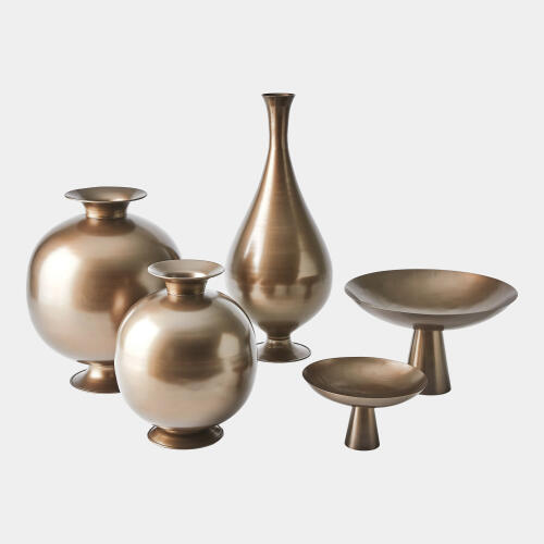 Bronzino Orb Vase-Bronze