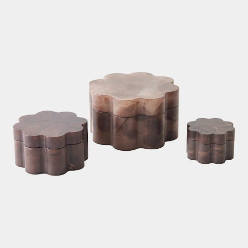 Cumulus Alabaster Wide Box-Chocolate