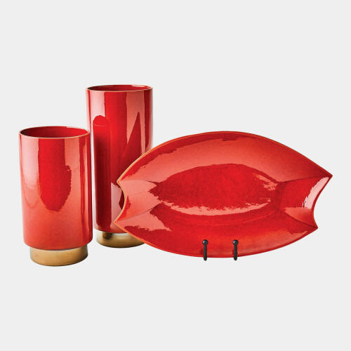 Rolo Platter-Red