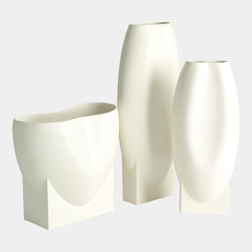 Orpheus Low Bowl-Ivory