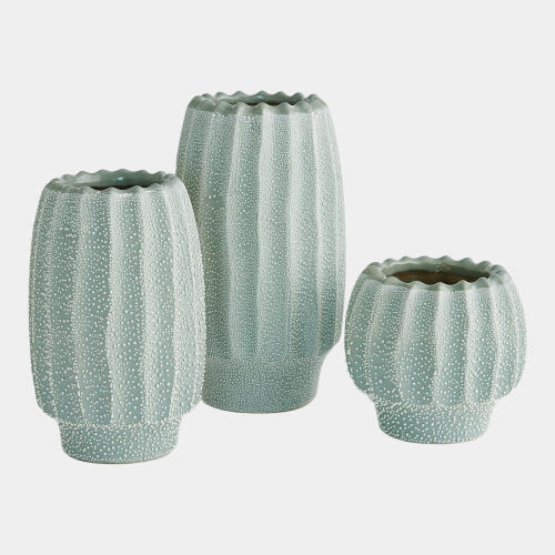 Echinus Vase-Green