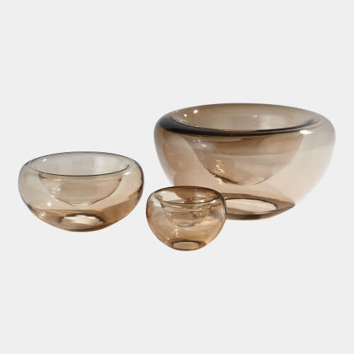 Double Take Bowl-Light Topaz-Lg