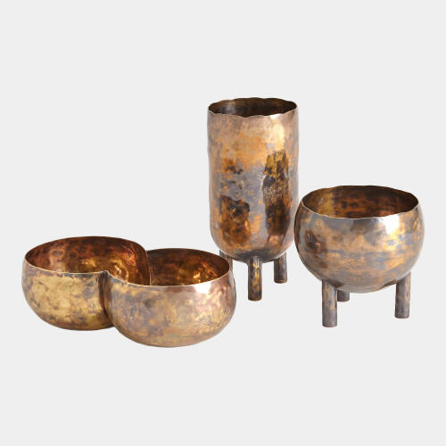 Double Alchemy Container-Burnt Brass